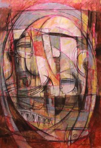 A. S. Rind, 24 x 36 Inch, Mixed Media On Canvas, Figurative Painting, AC-ASR-298